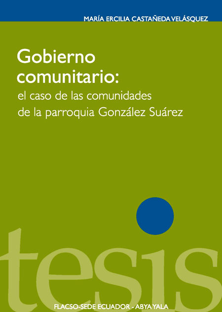 Gobierno comunitario: el caso de las comunidades de la parroquia González Suárez
